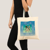 Kerst Chickadee Chatter Tote Bag (Voorkant (product))