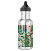 Kerst Chickadee Chatter Waterfles Waterfles (Rechts)