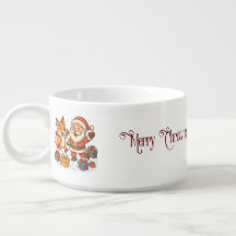 Kerst Chili Kom van Vos en Kerstman