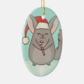 kerst chinchillas keramisch ornament (Rechts)
