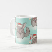 kerst chinchillas koffiemok (Voorkant links)
