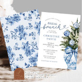 Kerst Chinoiserie Bruids Brunch Kaart