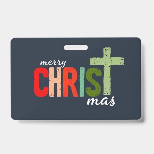 Kerst Christelijke tekst Inspirerend Badge (Voorzijde)