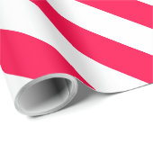 Kerst  Classic Sjabloon Rood Wit Cadeaupapier (Rol Hoek)