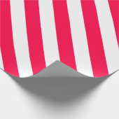 Kerst  Classic Sjabloon Rood Wit Cadeaupapier (Hoek)