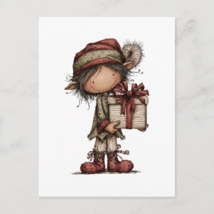 Kerst Clipart Collectie Teddydier Briefkaart