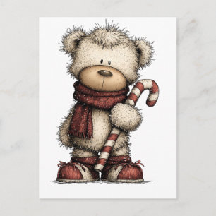 Kerst Clipart Collectie Teddydier Feestdagenkaart