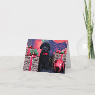 Kerst - Cockapoo - Max Feestdagen Kaart