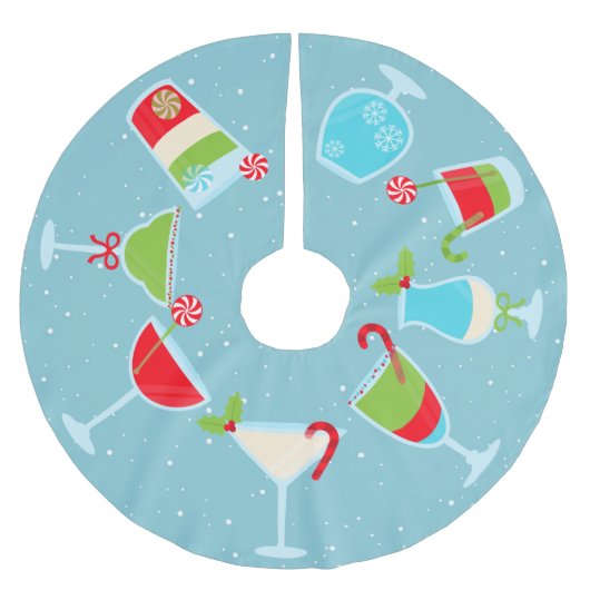 Kerst Cocktails Kerstmis Kerstboom Rok (Voorkant)