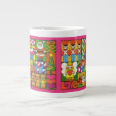 Kerst Collage Extra Grote Beker (Voorkant)