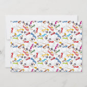 Kerst Collage met Frosty de Sneeuwman en Familie F Feestdagenkaart (Achterkant)