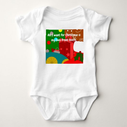 Kerst Collage Romper (Voorkant)