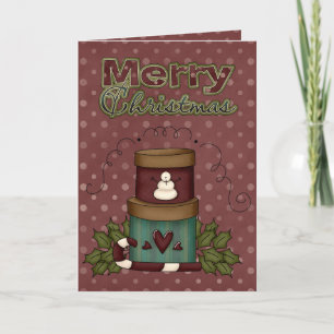 Kerst Collectie Xmas Boxes Wenskaart Feestdagen Kaart