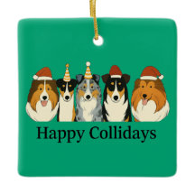 Kerst Collie versiering