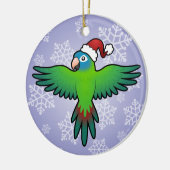 Kerst Conure / Loriket / Parrot Keramisch Ornament (Links)