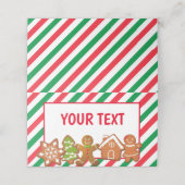 Kerst Cookie Exchange Party Voedseltenten (Buitenkant ongevouwen)