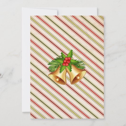 Kerst Cookie Exchange & Recept Swap Tan Party Kaart (Achterkant)