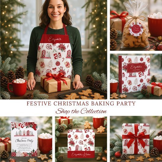 Kerst Cookie Matching Familie Schort