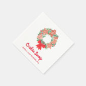 Kerst Cookie Swap servetten (Hoek)