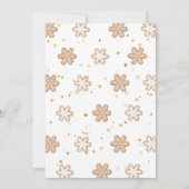 Kerst cookie uitwisseling uitnodiging Vakantie (Achterkant)