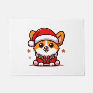 Kerst Corgi Classic T-Shirt Deurmat