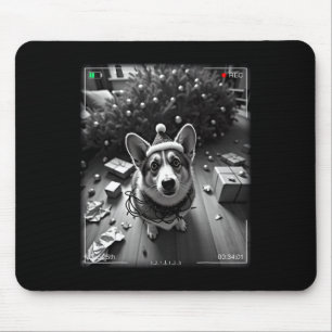 Kerst Corgi Vangen Op Camera Muismat
