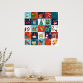 Kerst Countdown Adventkalender Poster (Keuken)