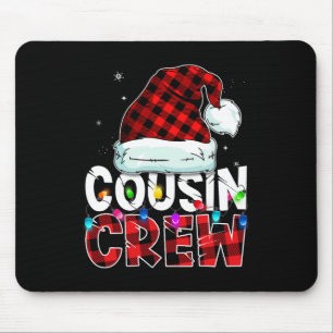 Kerst Cousin Crew Buffalo Rode Geruite Pyjama Fa Muismat
