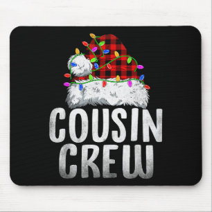 Kerst Cousin Crew Kerstman Xmas Familie Matching P Muismat