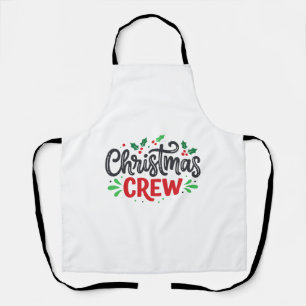 Kerst Crew Feestelijke Feestdag Schort