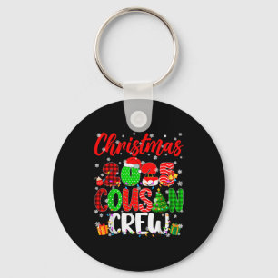 Kerst Crew Kerstmis 2025 Pjs Pyjama's Xmas Familie Sleutelhanger