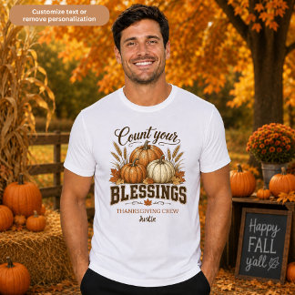 Kerst Crew Tel Je Zegeningen Unisex T-shirt