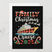 Kerst Cruise 2025 Familie Matching Kerst Vakantie Feestdagenkaart (Voorkant / Achterkant)