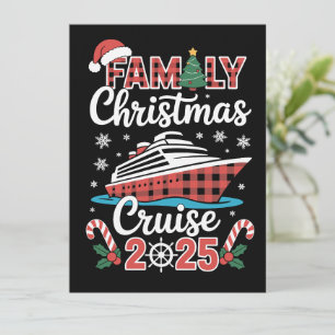 Kerst Cruise 2025 Familie Matching Vakantie Kerstm Feestdagenkaart