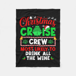 Kerst Cruise Bemanning Die Het Waarschijnlijkst Al Fleece Deken