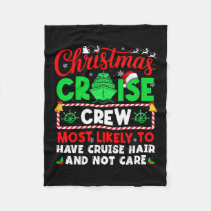 Kerst Cruise Bemanning Heeft Waarschijnlijk Cruise Fleece Deken