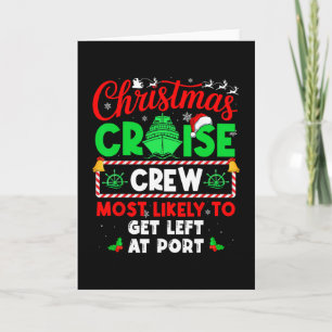 Kerst Cruise Bemanning Het Grootste Risico om Acht Kaart