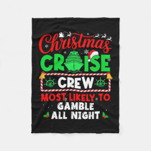 Kerst Cruise Bemanning Het Meest Waarschijnlijk Om Fleece Deken