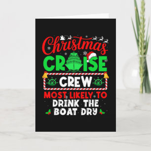 Kerst Cruise Bemanning Het Meest Waarschijnlijk Om Kaart