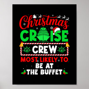 Kerst Cruise Bemanning Waarschijnlijk Aanwezig Bij Poster