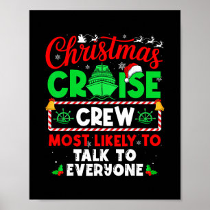 Kerst Cruise Bemanning Waarschijnlijk Het Meest Na Poster