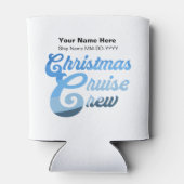 Kerst Cruise Crew Blikjeskoeler (Achterkant)