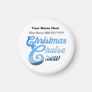 Kerst Cruise Crew Magnet Magneet
