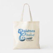 Kerst Cruise Crew Tote Bag (Achterkant)