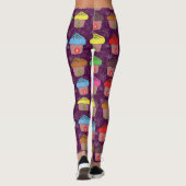 Kerst cup cakes leggings (Achterkant)
