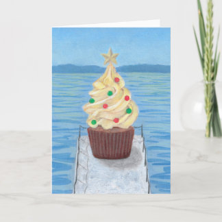 Kerst Cupcake #4 Kaart
