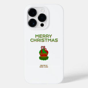 Kerst Cupcake Apple iPhone 14 Pro Hoesje