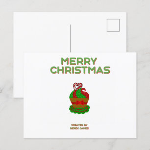 Kerst Cupcake Briefkaart
