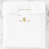 Kerst Cupcake Gift Label (Tas)