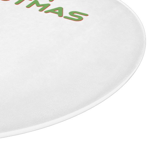 Kerst Cupcake Glas Snijplank 30,4 cm (Hoek)